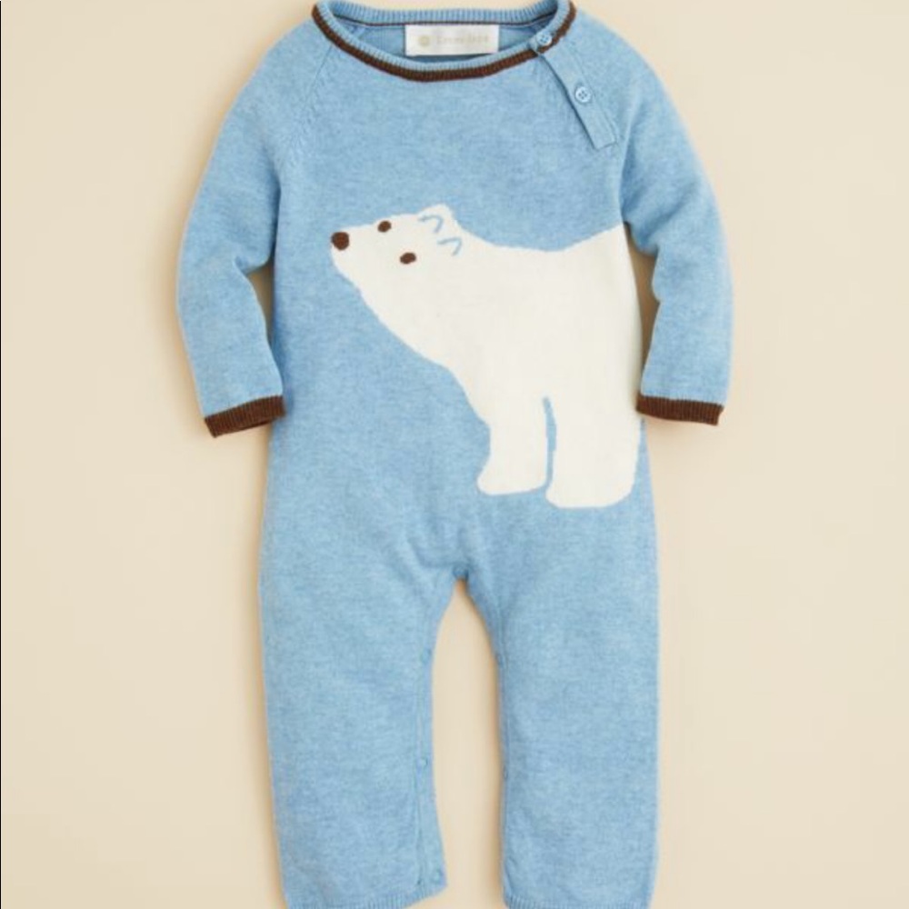 Lucky Jade Polar Bear Baby Coverall
